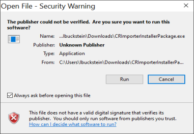 Run the executable.